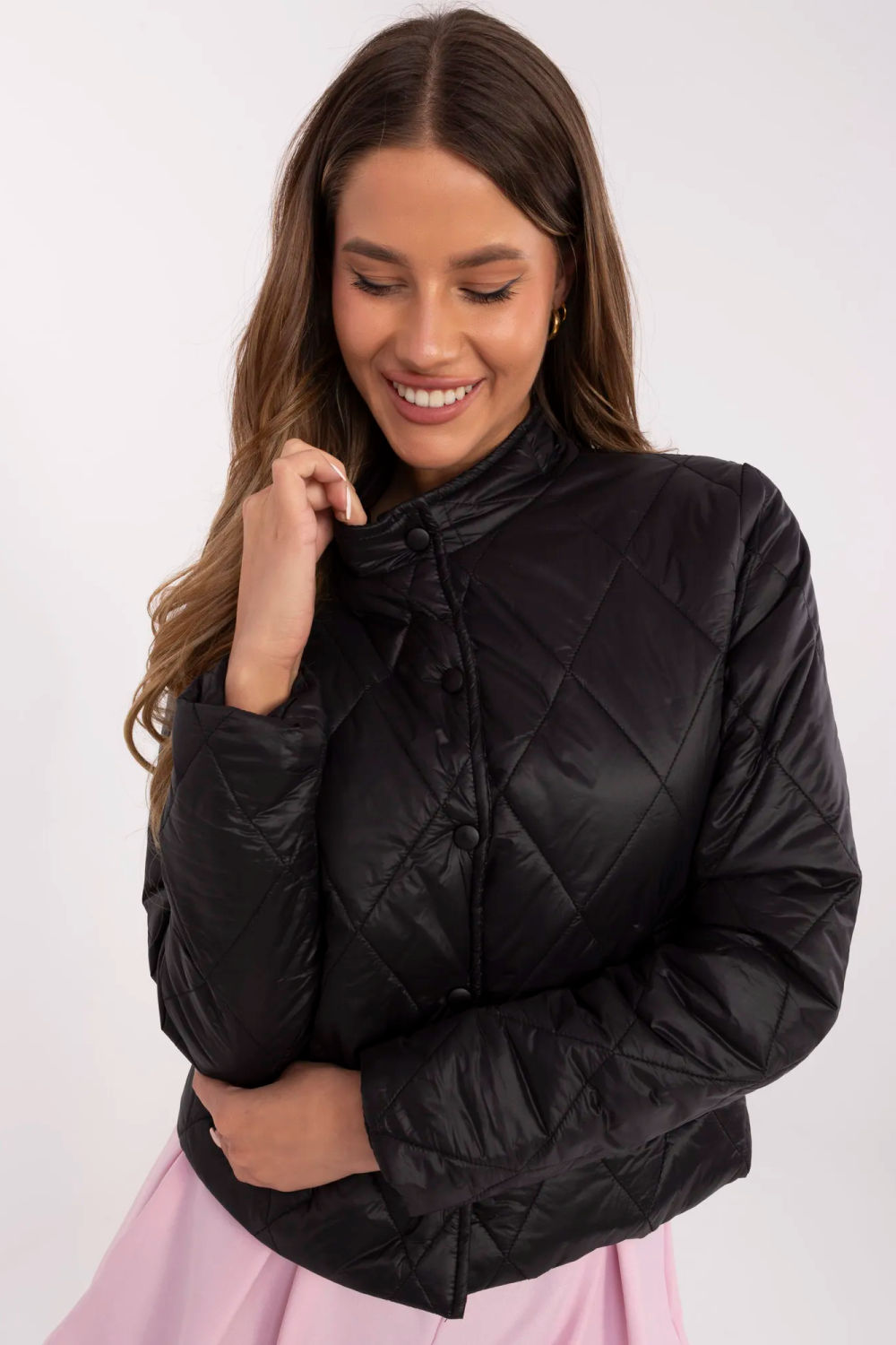 Kurtka Damska Model MI-KR-88366.73P Black - Italy Moda - obrazek 2