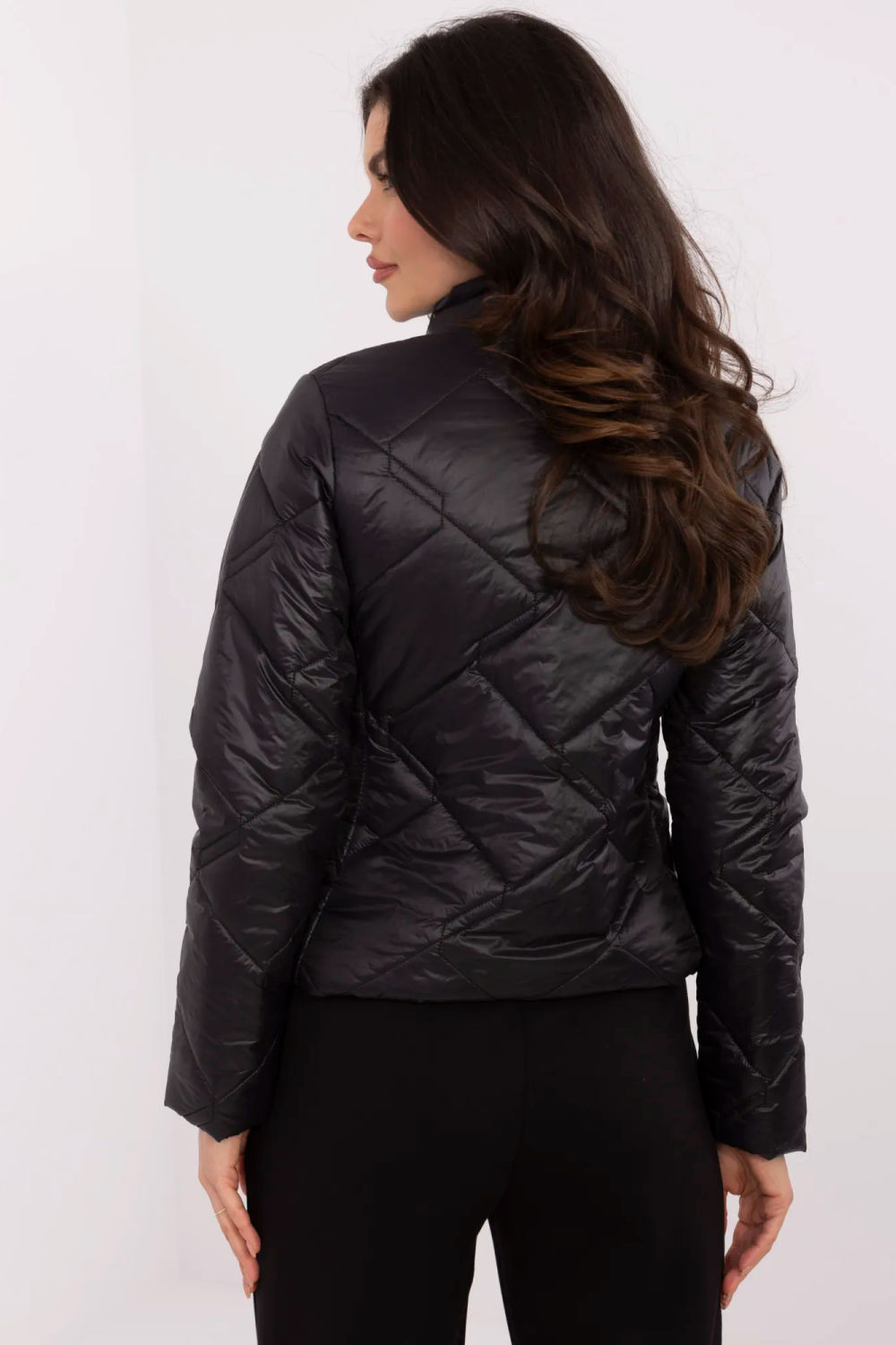 Kurtka Damska Model MI-KR-88630.60P Black - Italy Moda - obrazek 2