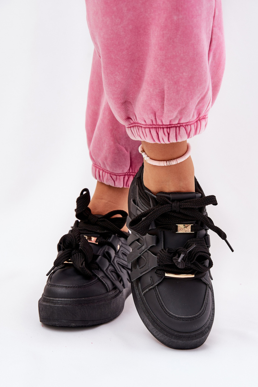 Buty Sportowe Model Penolle 8927 Black - Step in style - obrazek 2