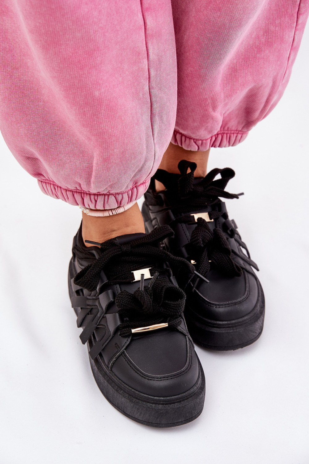 Buty Sportowe Model Penolle 8927 Black - Step in style - obrazek 3