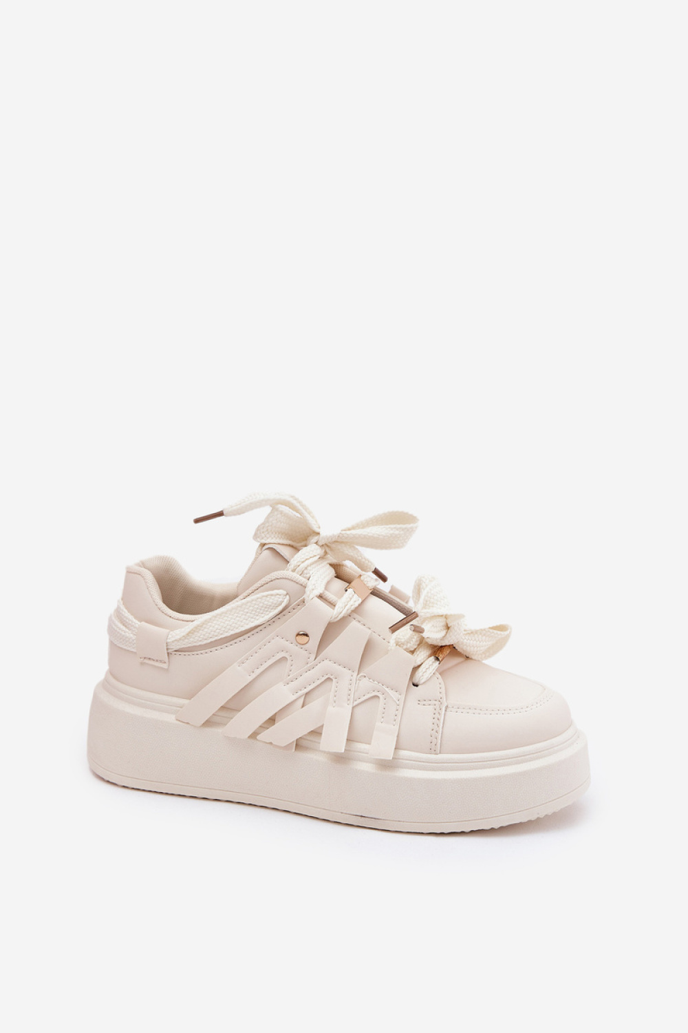 Buty Sportowe Model Penolle 8927 Beige - Step in style - obrazek 2