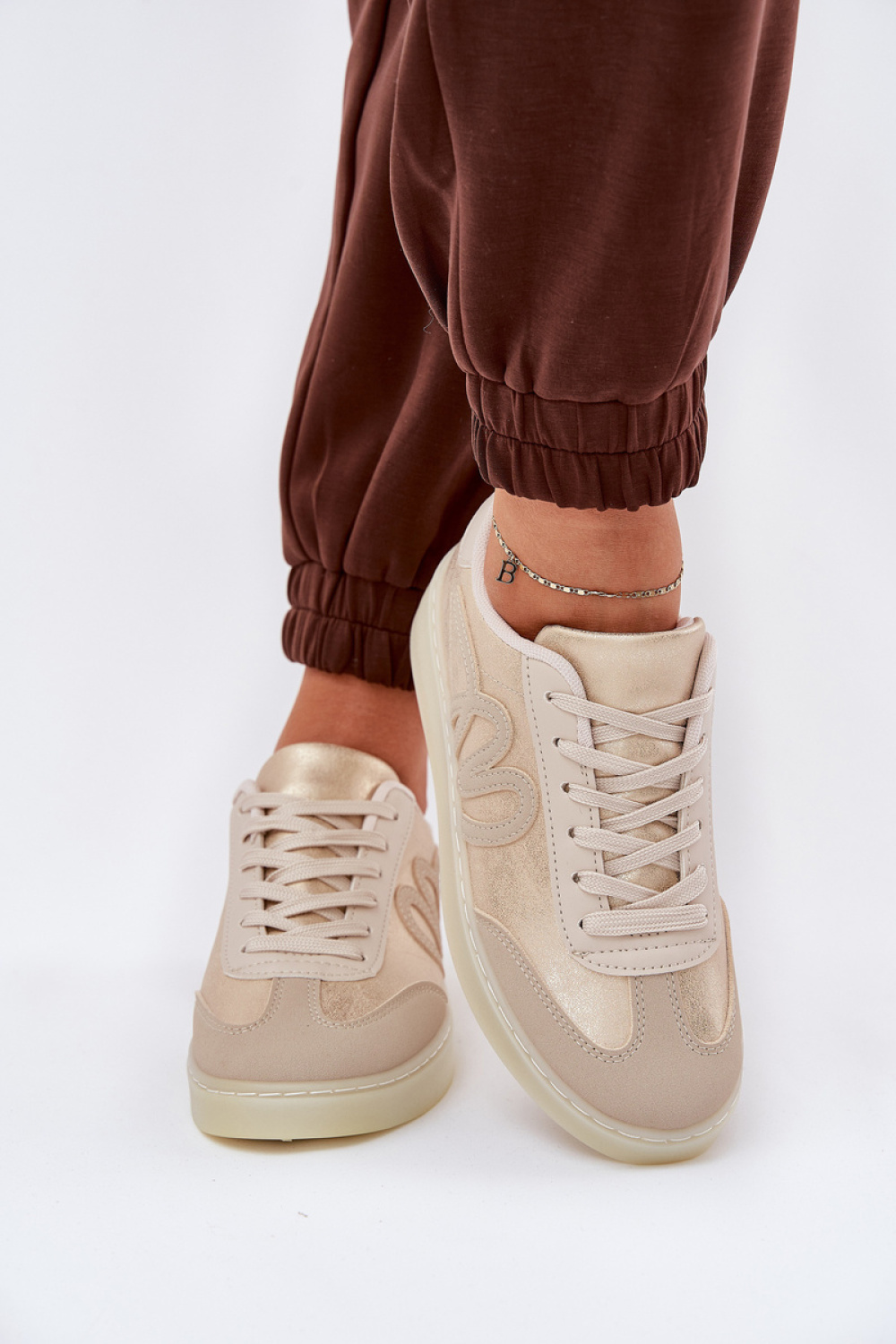 Buty Sportowe Model Iladira C2038-3 Beige - Step in style - obrazek 3
