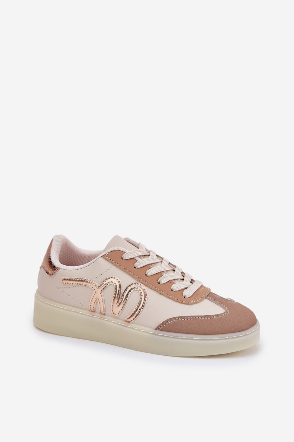 Buty Sportowe Model Iladira C2038-4 Gold/Beige - Step in style - obrazek 2