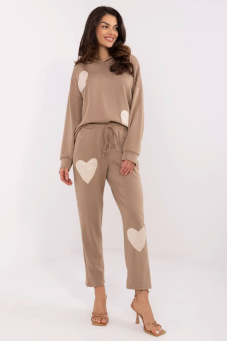 Spodnie Komplet Model MI-KMPL-M61431.68P Dark Beige - Italy Moda