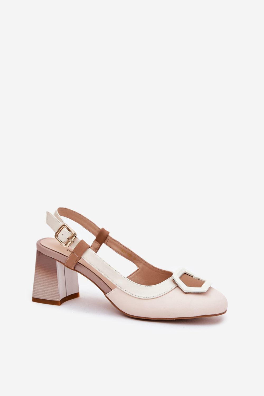 Sandały Model DA CR51-569 Beige - Step in style - obrazek 2