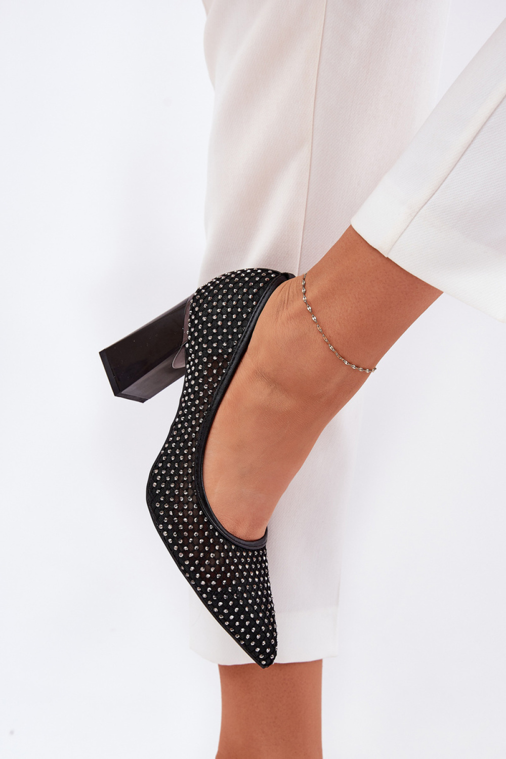 Czółenka Model Vinceza 62211 Black - Step in style - obrazek 3
