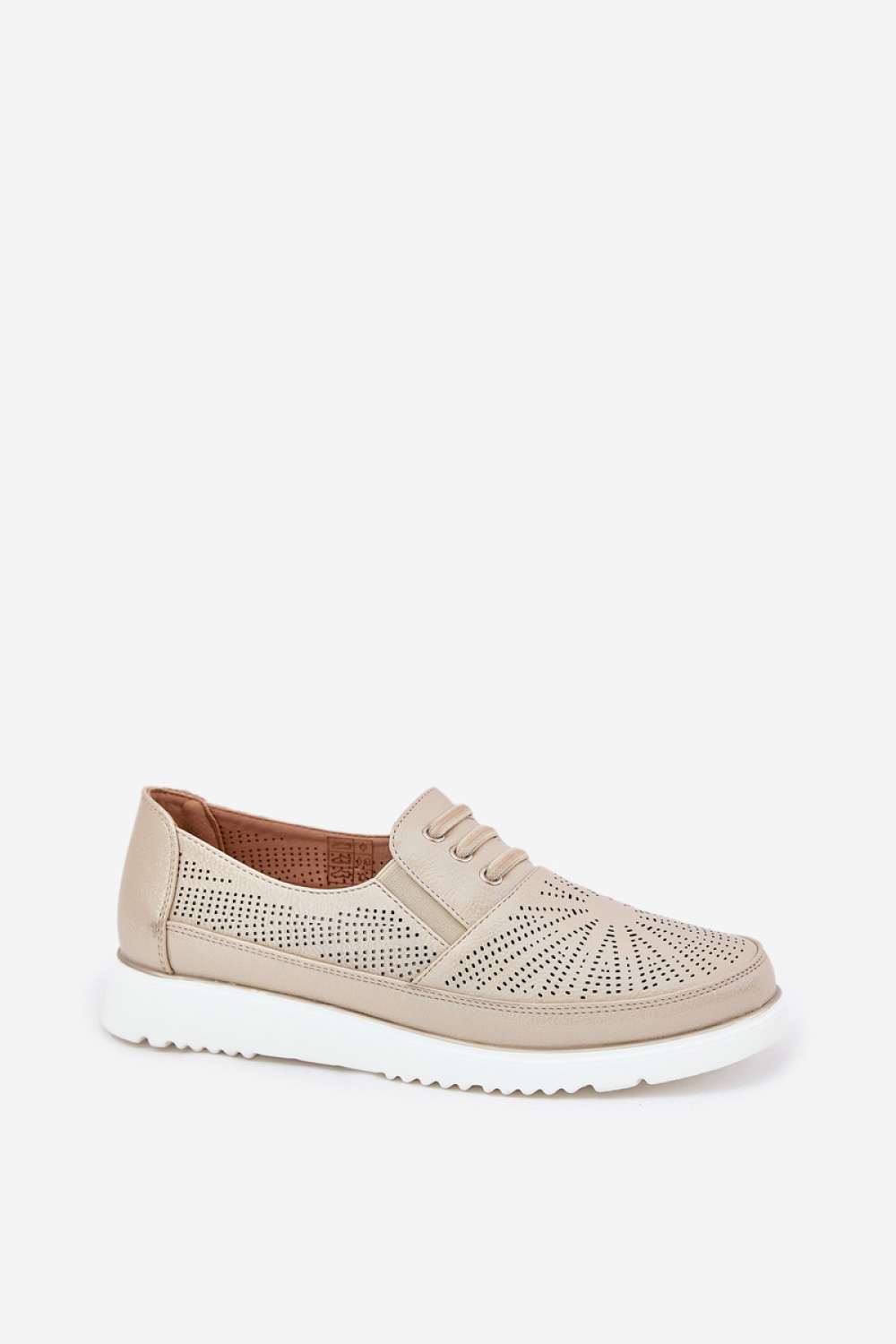 Półbuty Model Azethia 25PB02-9033 Gold - Step in style - obrazek 2