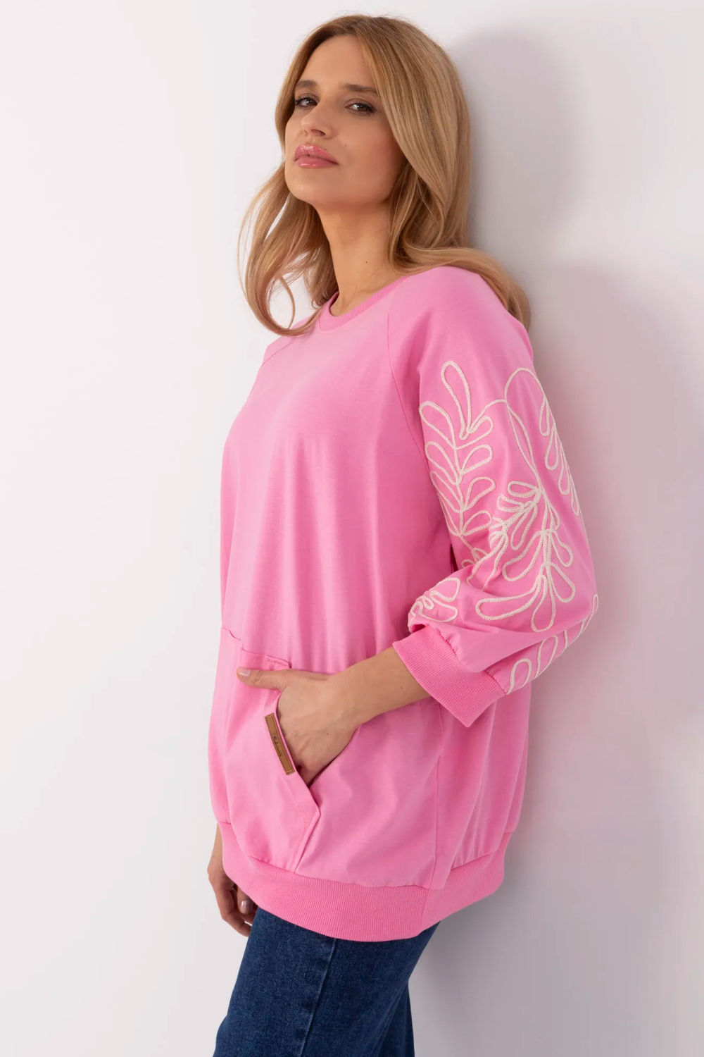 Bluza Damska Model RV-BZ-A367.26 Pink - Relevance - obrazek 2