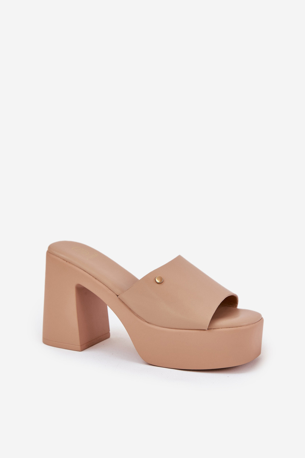 Sandał Klapki Model Tamirella 218-2 Khaki - Step in style - obrazek 2