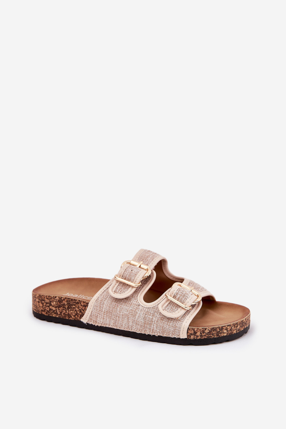 Sandał Klapki Model Osoffe 666-31 Beige - Step in style - obrazek 2