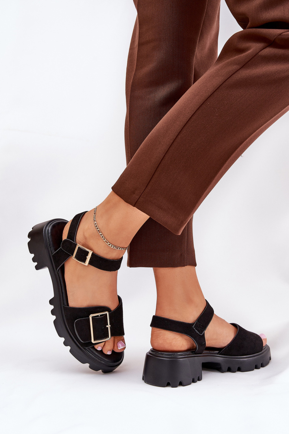 Sandały Model Gofielle 8068 Black - Step in style - obrazek 3