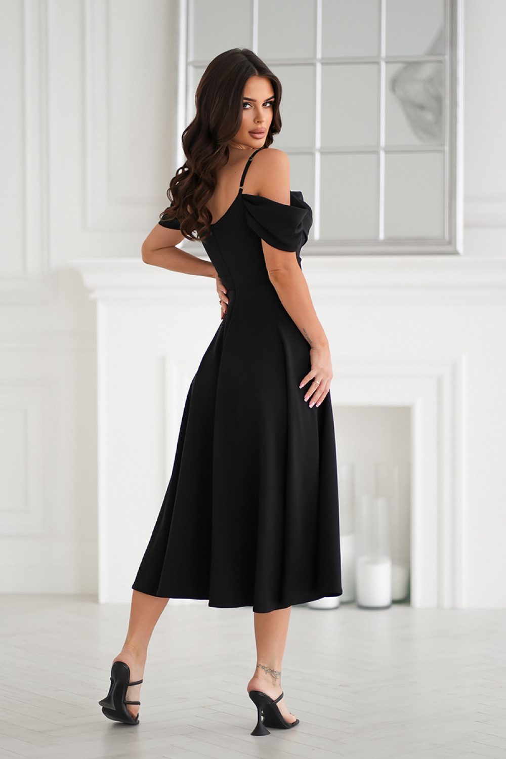 Sukienka Model 325-06 Black - Bicotone - obrazek 3