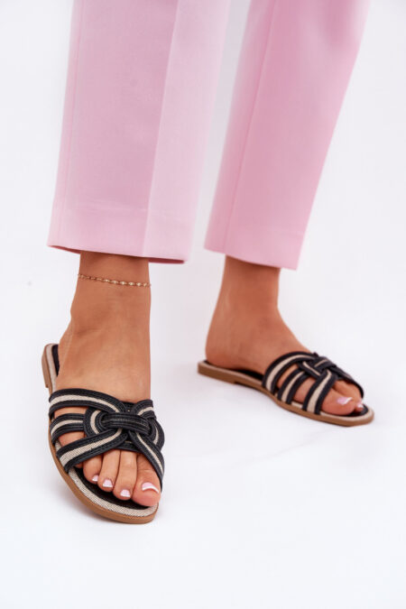 Sandał Klapki Model Acimine 0739-CLA-1 Black - Step in style