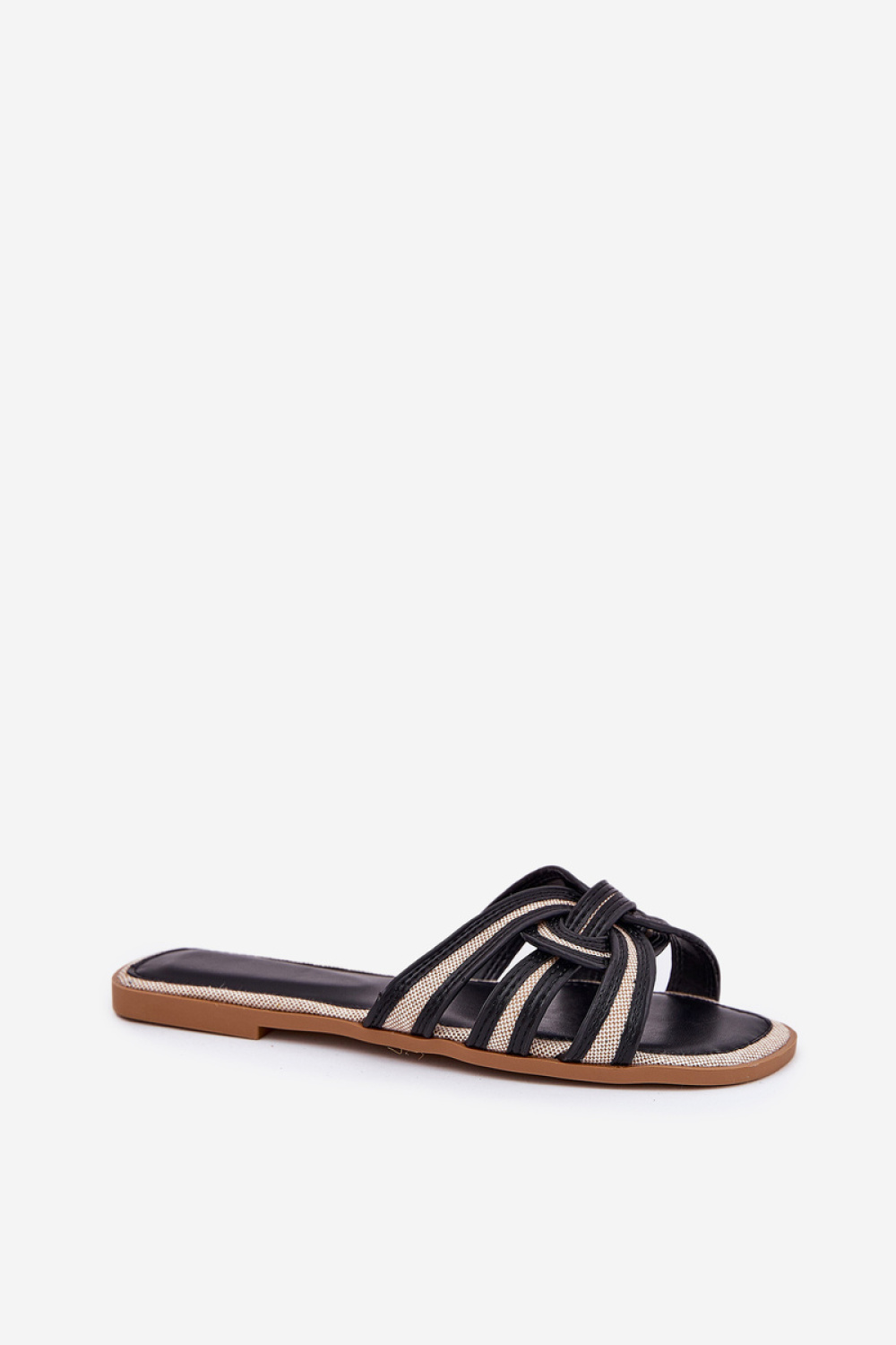 Sandał Klapki Model Acimine 0739-CLA-1 Black - Step in style - obrazek 2
