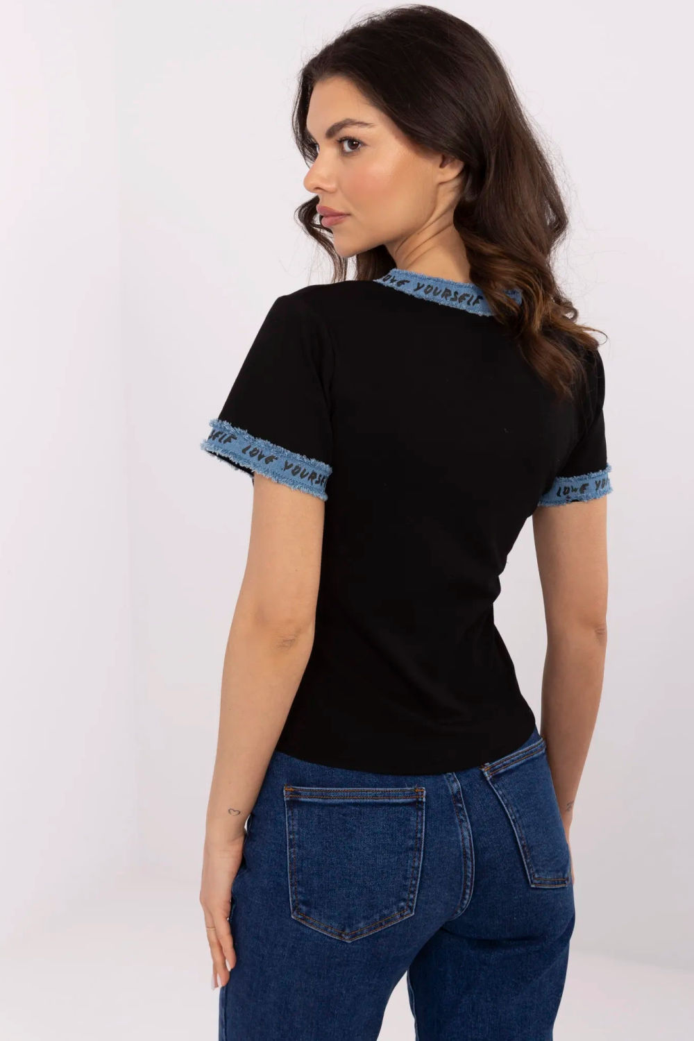 Tshirt Damski Model NM-TS-V8295.35 Black - NM - obrazek 3