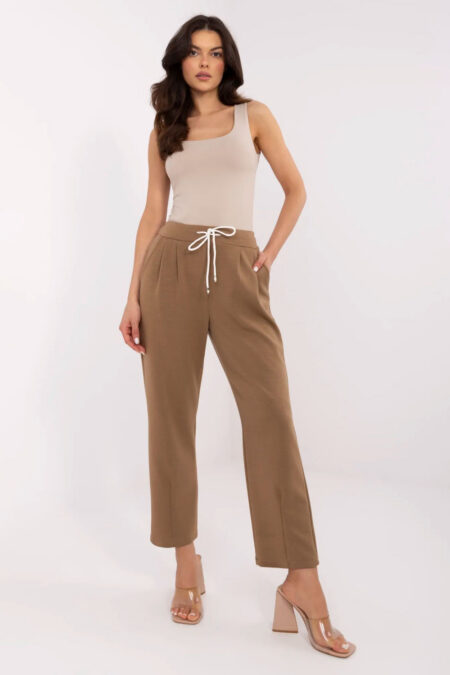 Spodnie Dresowe Model DHJ-SP-20523.66P Light Brown - Italy Moda
