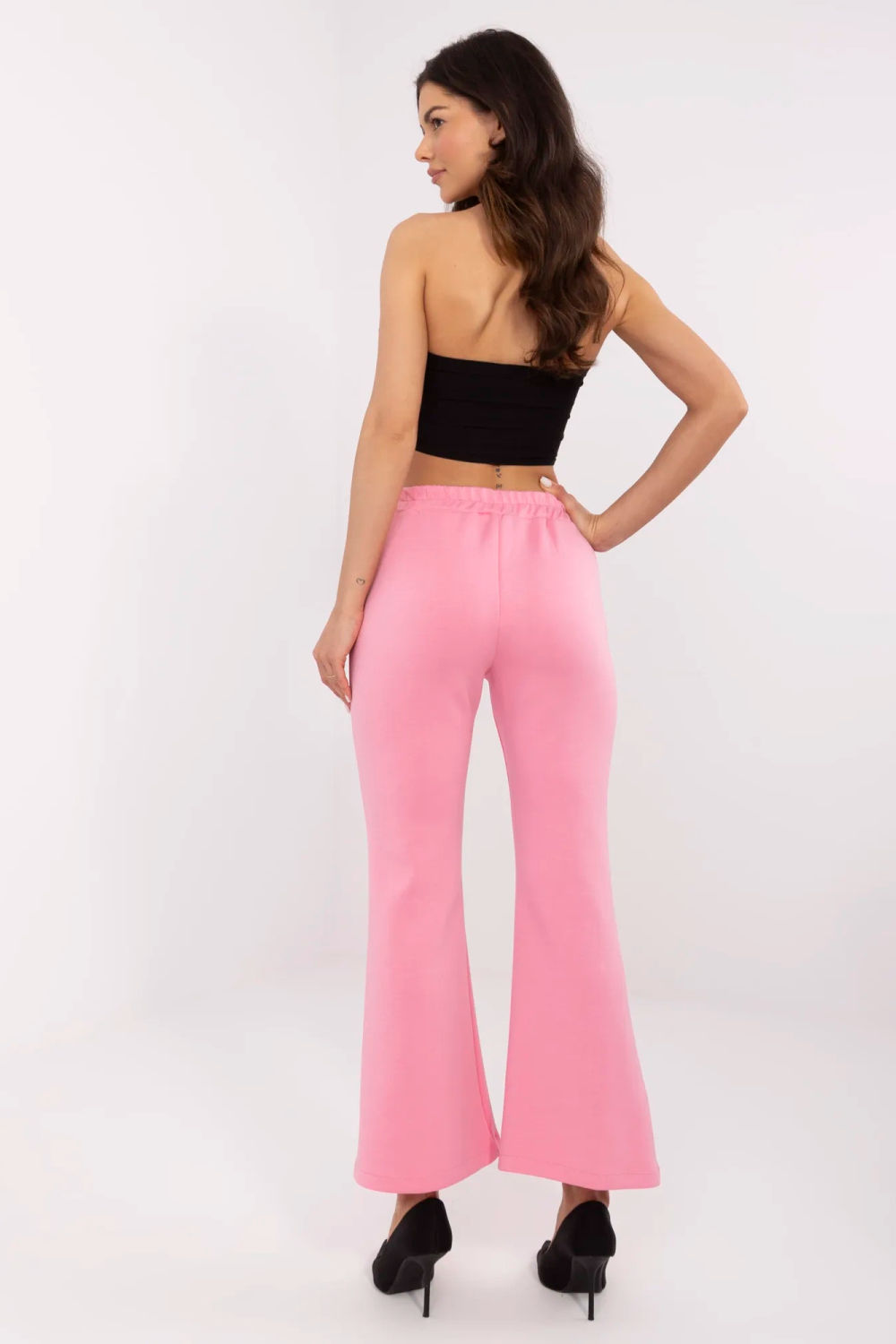 Spodnie Dresowe Model DHJ-SP-20518.12 Pink - Italy Moda - obrazek 3