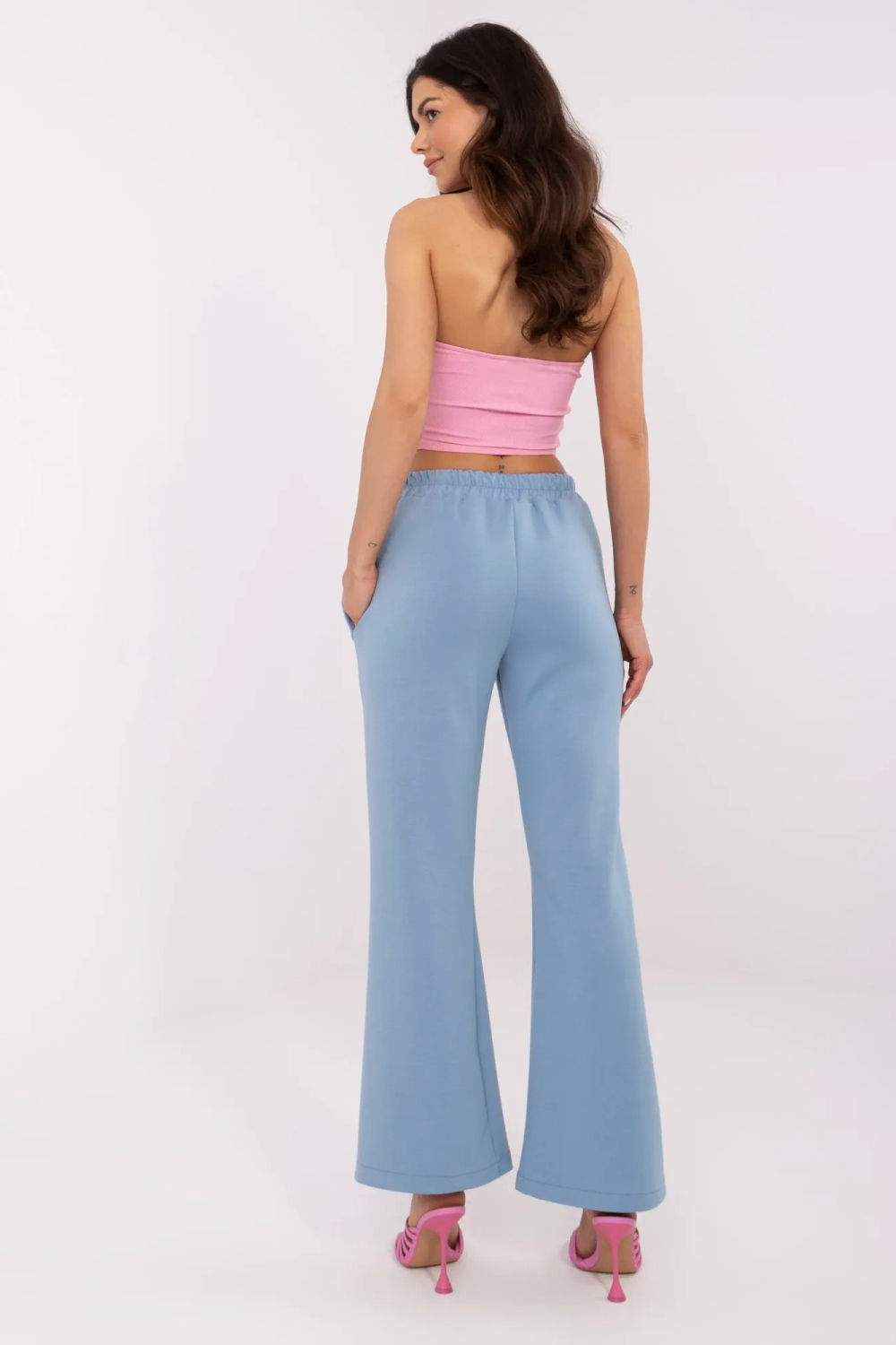 Spodnie Dresowe Model DHJ-SP-20518.12 Blue - Italy Moda - obrazek 3