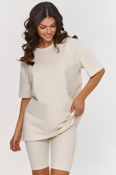 Spodnie Komplet Model A7 Light Beige - Makadamia