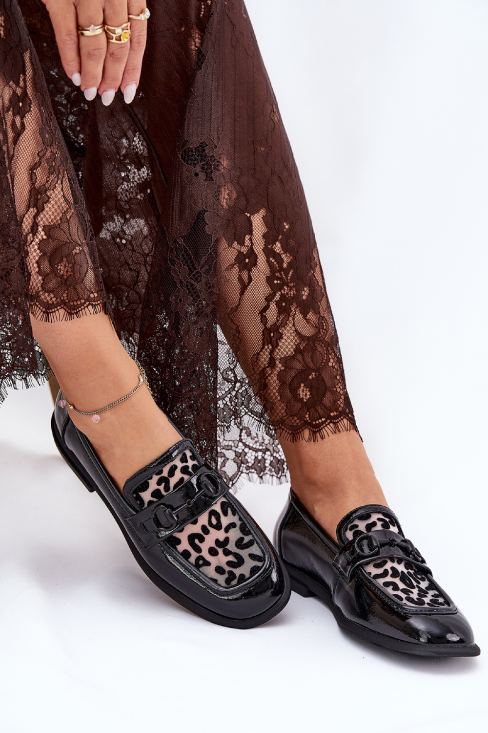 Mokasyny Model Vinceza 31931 Black - Step in style - obrazek 3