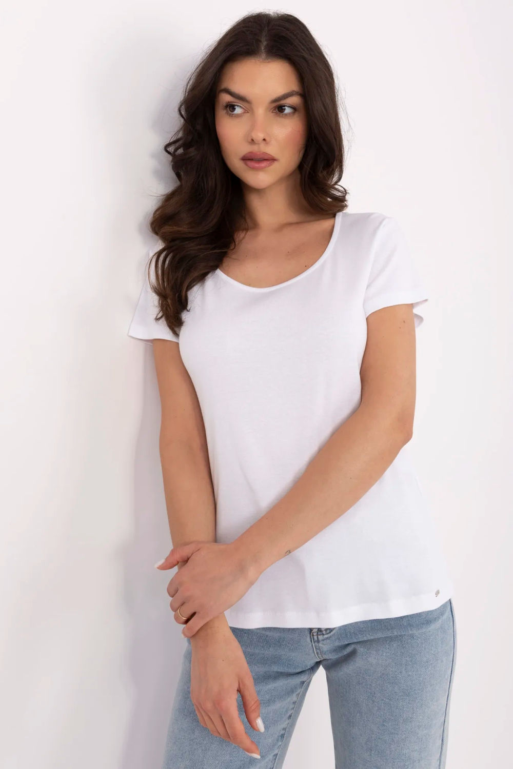 Tshirt Damski Model RV-TS-A557.66P White - Relevance - obrazek 2