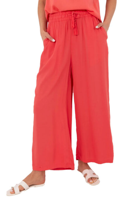 Spodnie Damskie Model D73761M62237B Coral - Sublevel