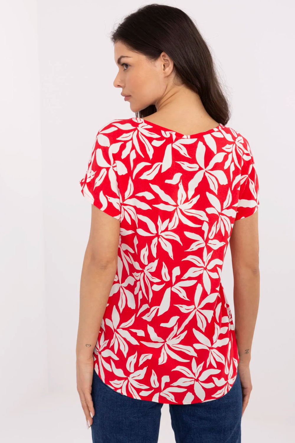 Bluzka Model D73771M10978X Coral - Sublevel - obrazek 3