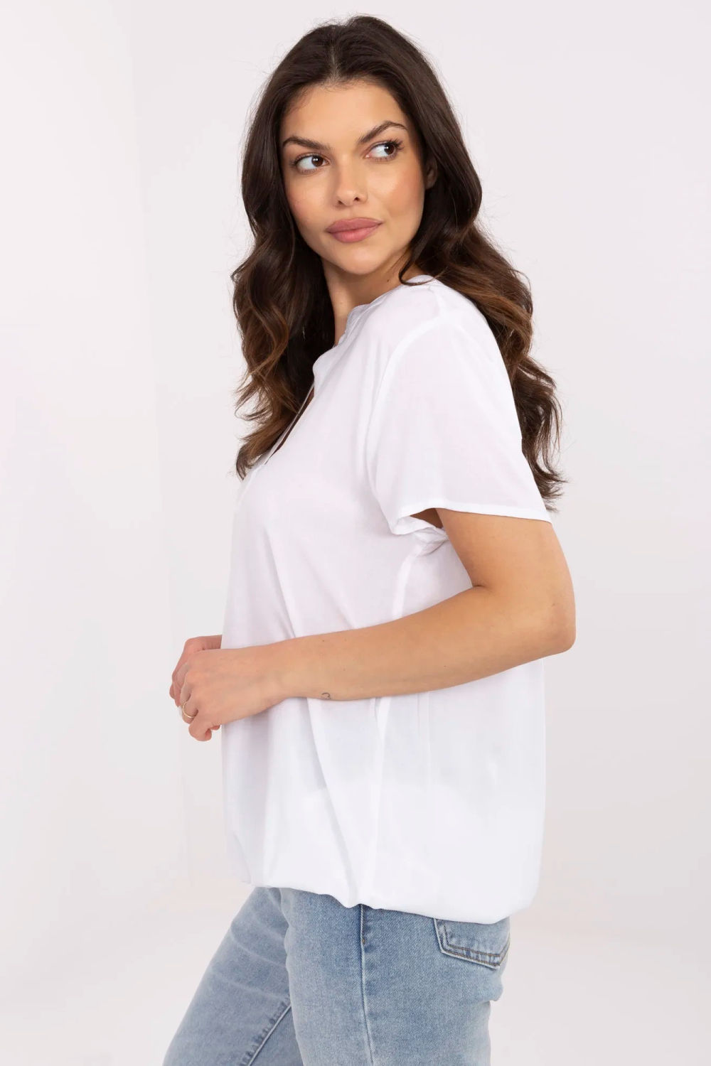 Bluzka Model D73761M11218A White - Sublevel - obrazek 2