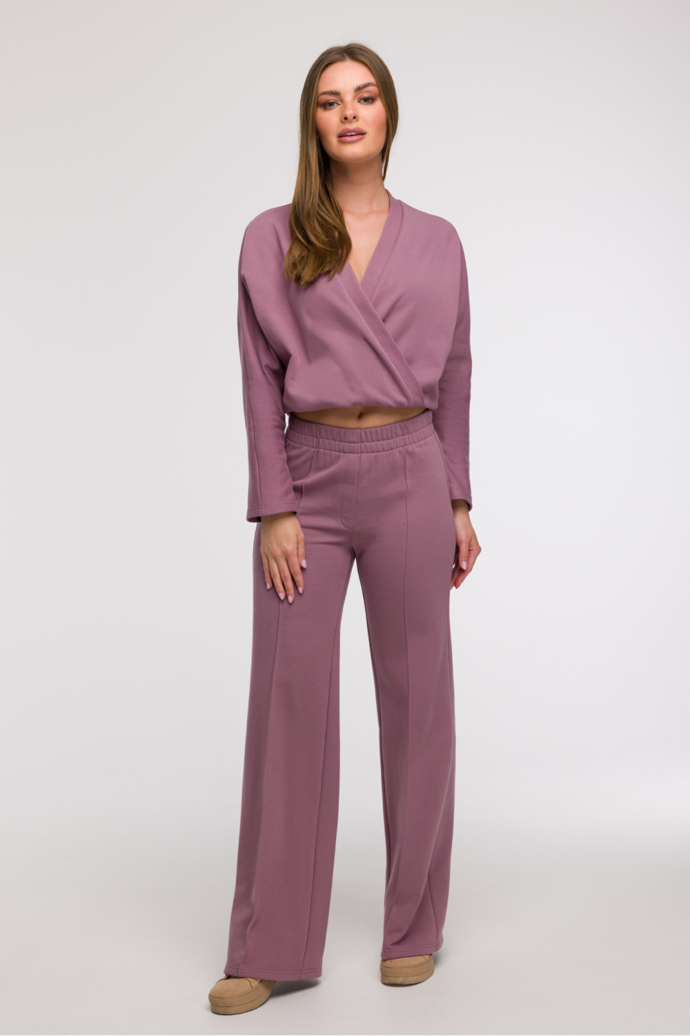 Spodnie Dresowe Model B296 Wrzos - BeWear