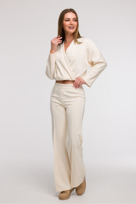 Spodnie Dresowe Model B296 Wanilia - BeWear
