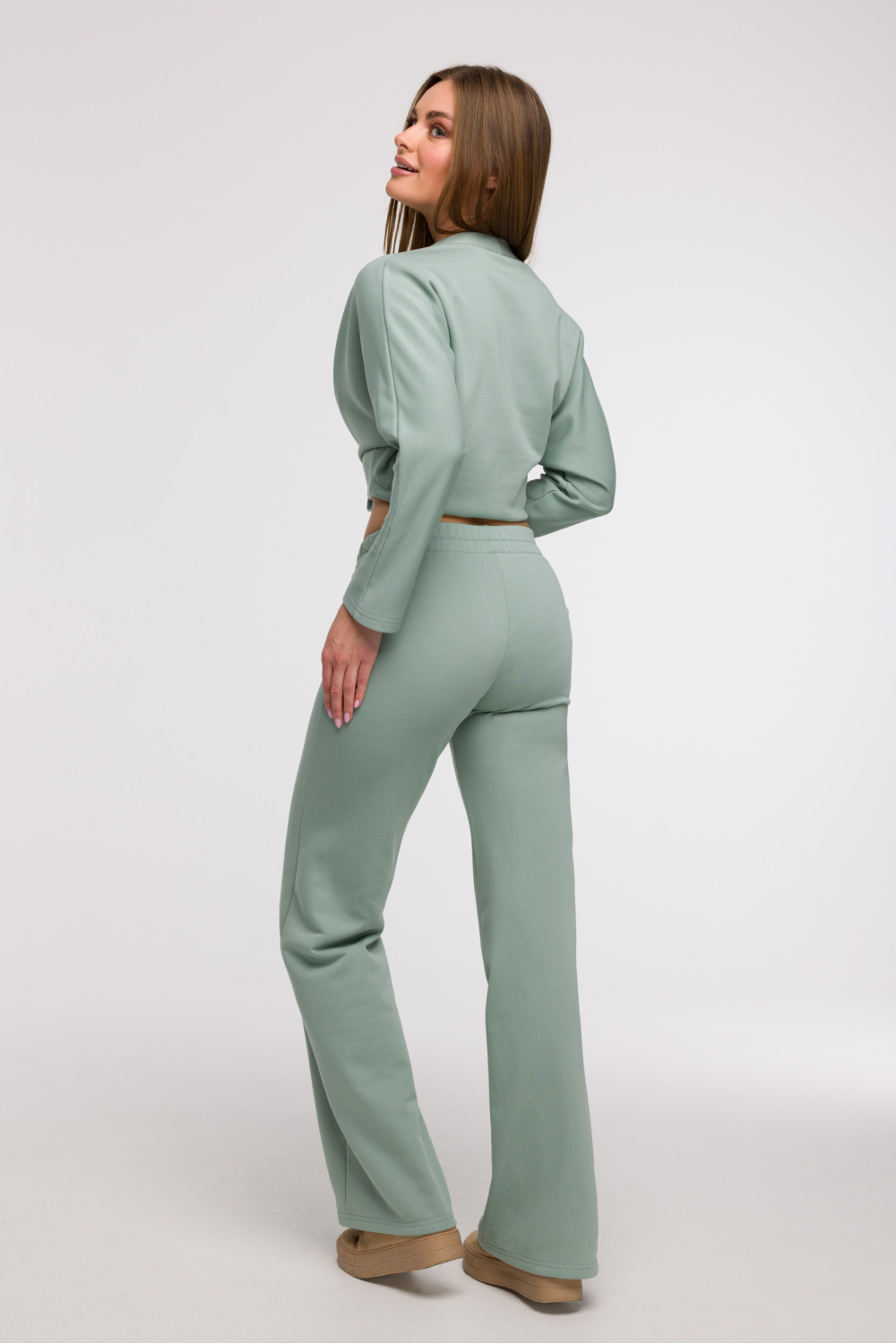 Spodnie Dresowe Model B296 Mint - BeWear - obrazek 2