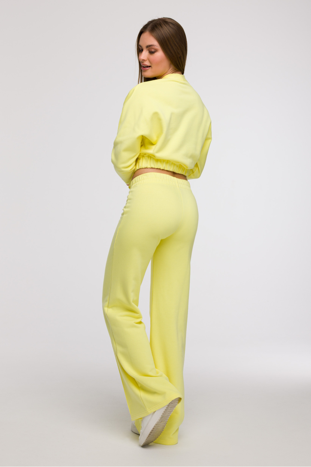 Spodnie Dresowe Model B296 Cytryna - BeWear - obrazek 2