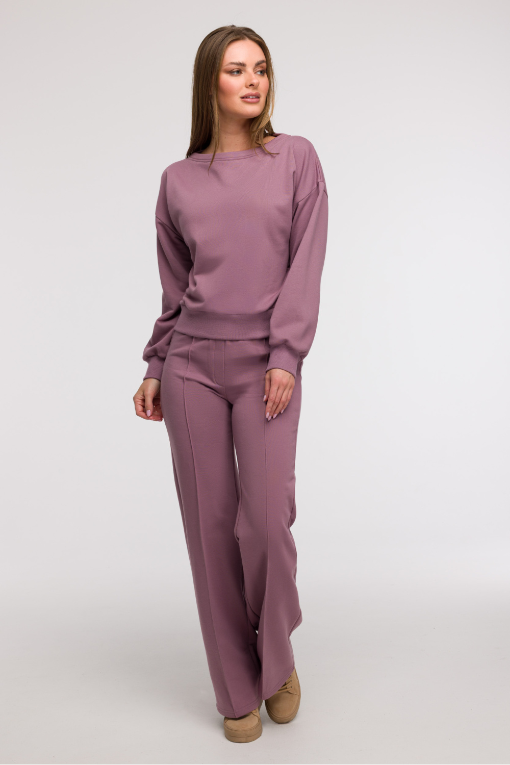 Bluza Damska Model B293 Wrzos - BeWear - obrazek 2