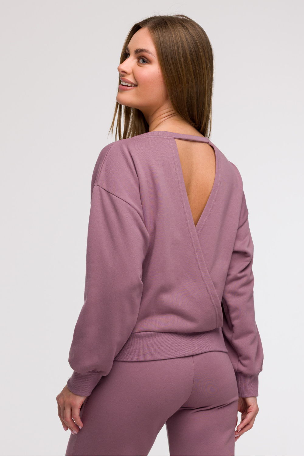 Bluza Damska Model B293 Wrzos - BeWear - obrazek 3