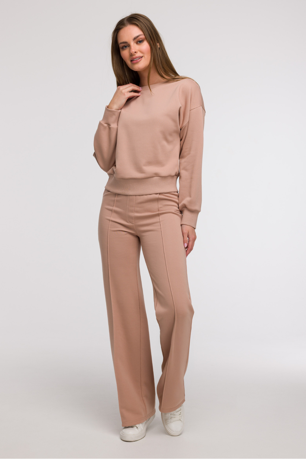 Bluza Damska Model B293 Mocca - BeWear - obrazek 2