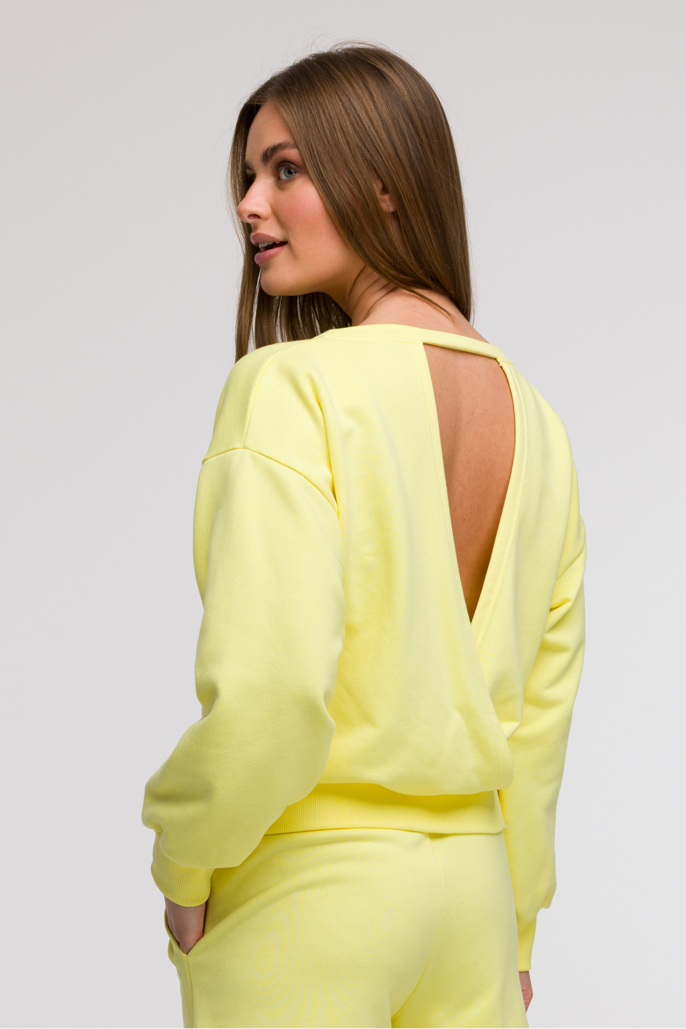 Bluza Damska Model B293 Cytryna - BeWear - obrazek 3