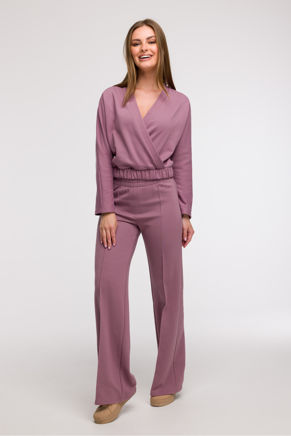 Bluza Damska Model B292 Wrzos - BeWear - obrazek 2