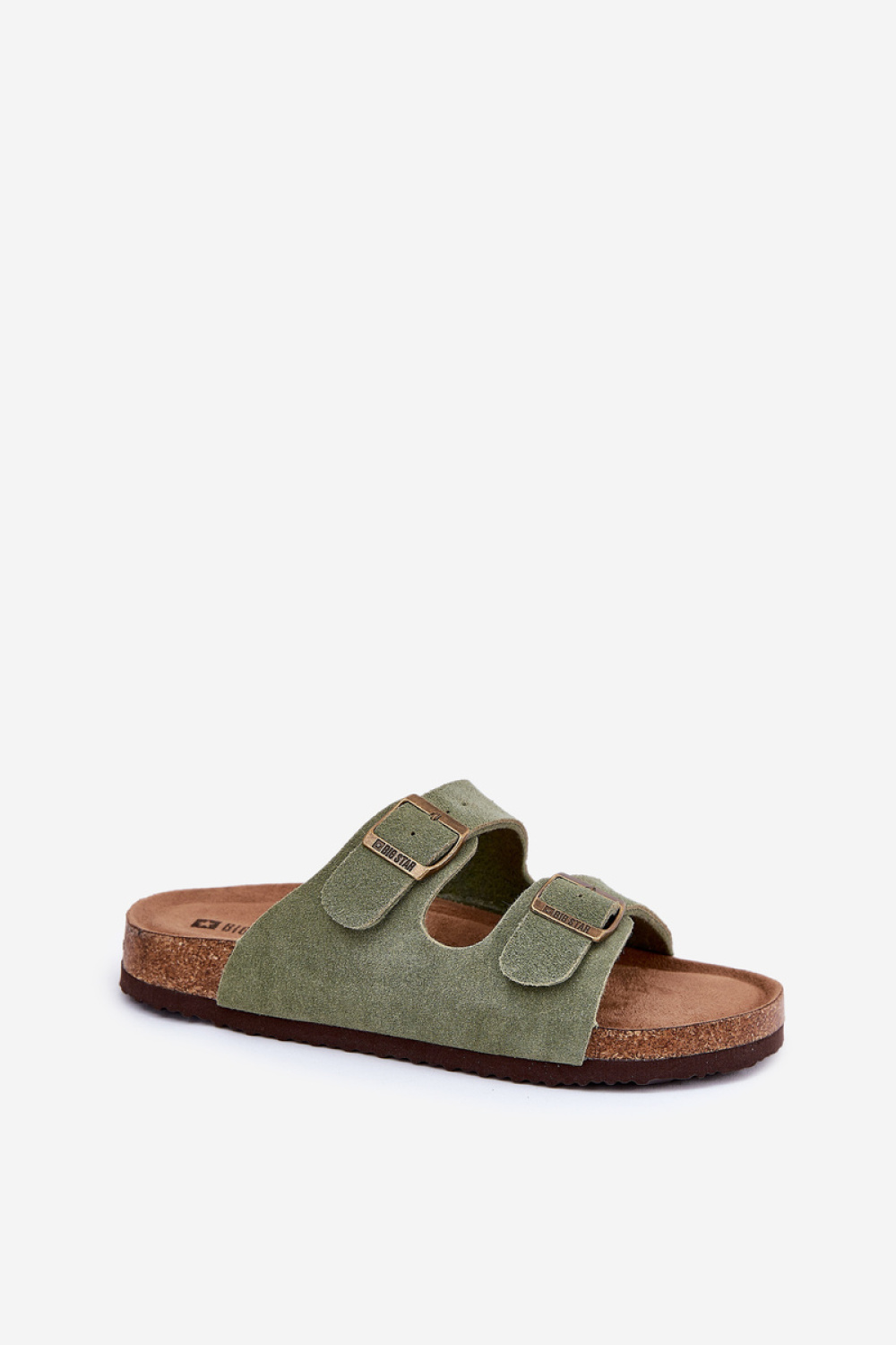 Sandał Klapki Model Big Star RR274A393 Green - Step in style - obrazek 2