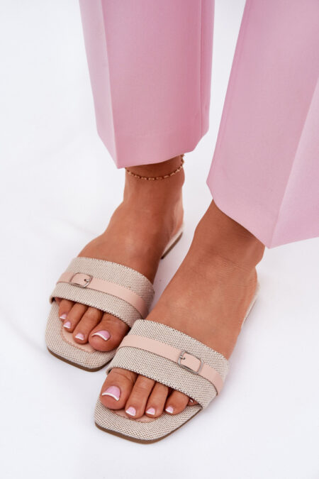 Sandał Klapki Model Zilina N75-60 Beige - Step in style