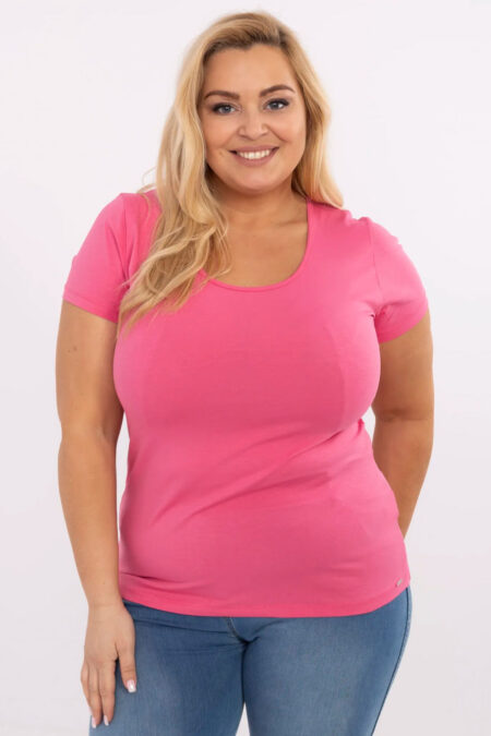 Tshirt Damski Model RV-TS-A556.03 Dark Pink - Relevance
