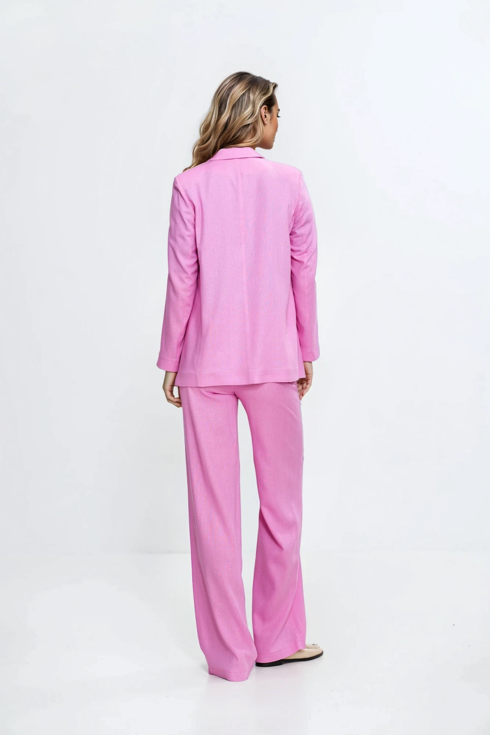 Marynarka z rayonu Z78 Pink - Nife - obrazek 3