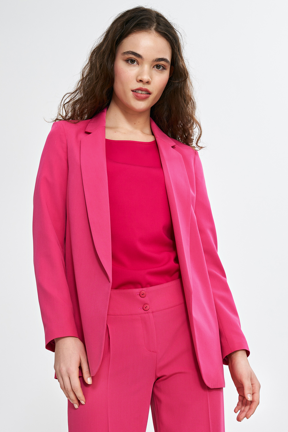 Klasyczna marynarka Z77 Pink - Nife