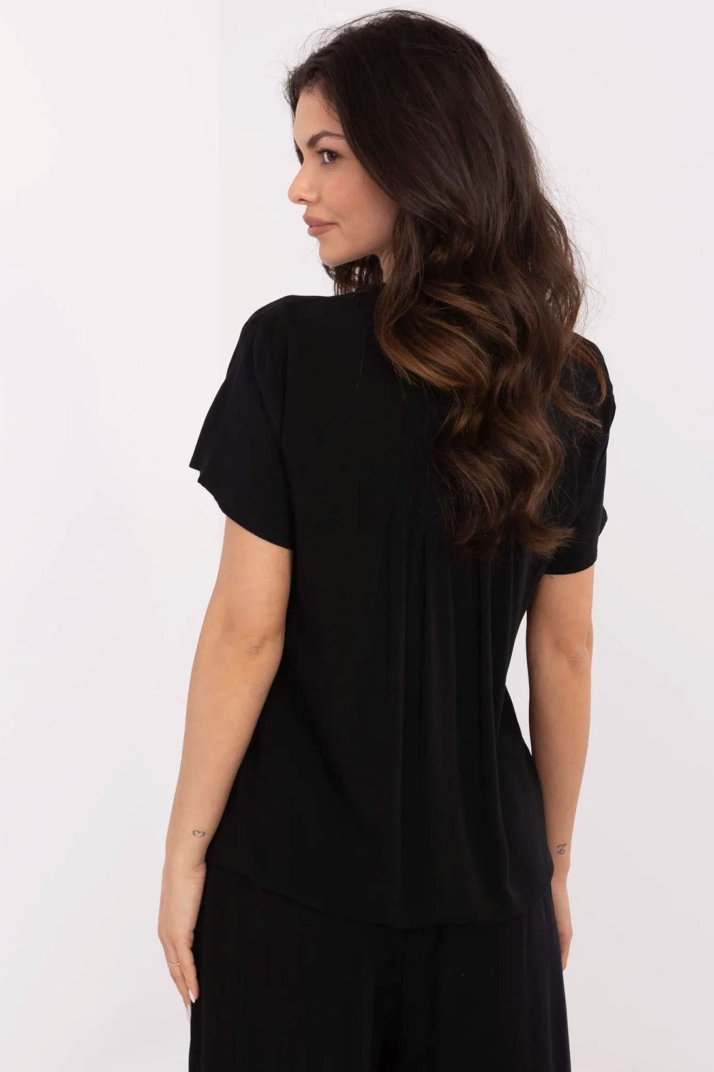 Bluzka Model D73761M11173A Black - Sublevel - obrazek 3