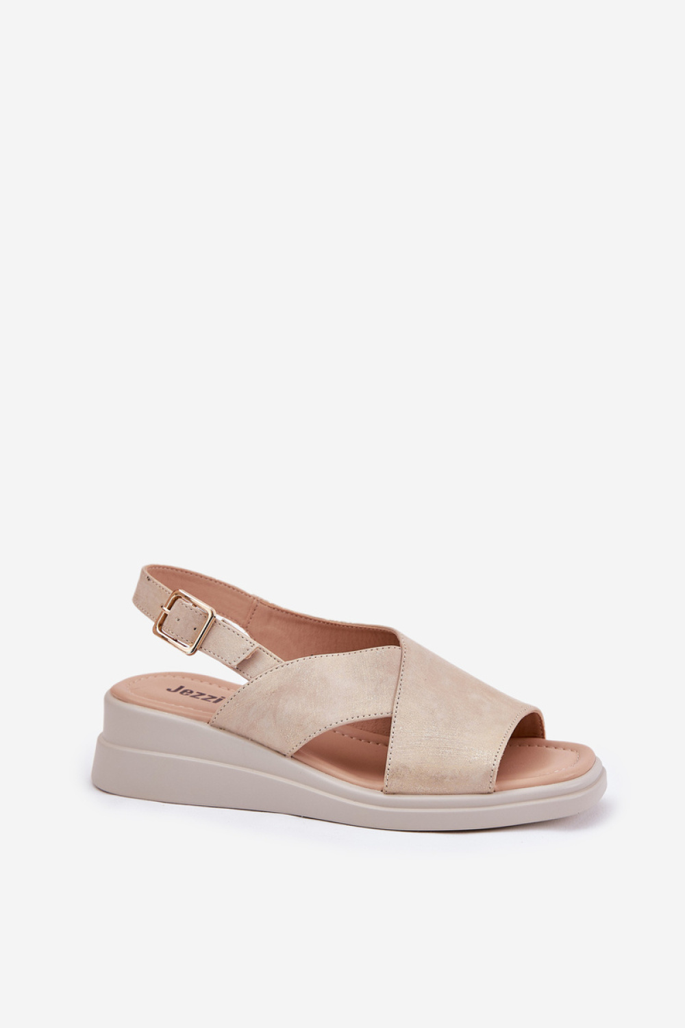 Sandały Model Quilara ASA266-9 Gold - Step in style - obrazek 2