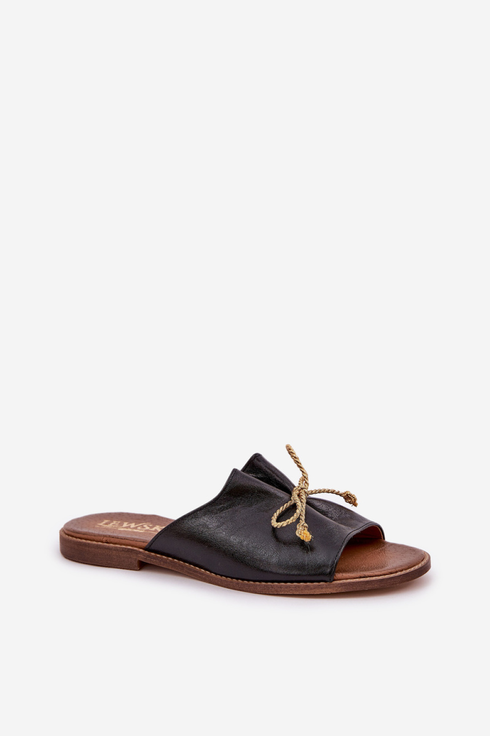 Sandał Klapki Model Lewski 3572 Black - Step in style - obrazek 2
