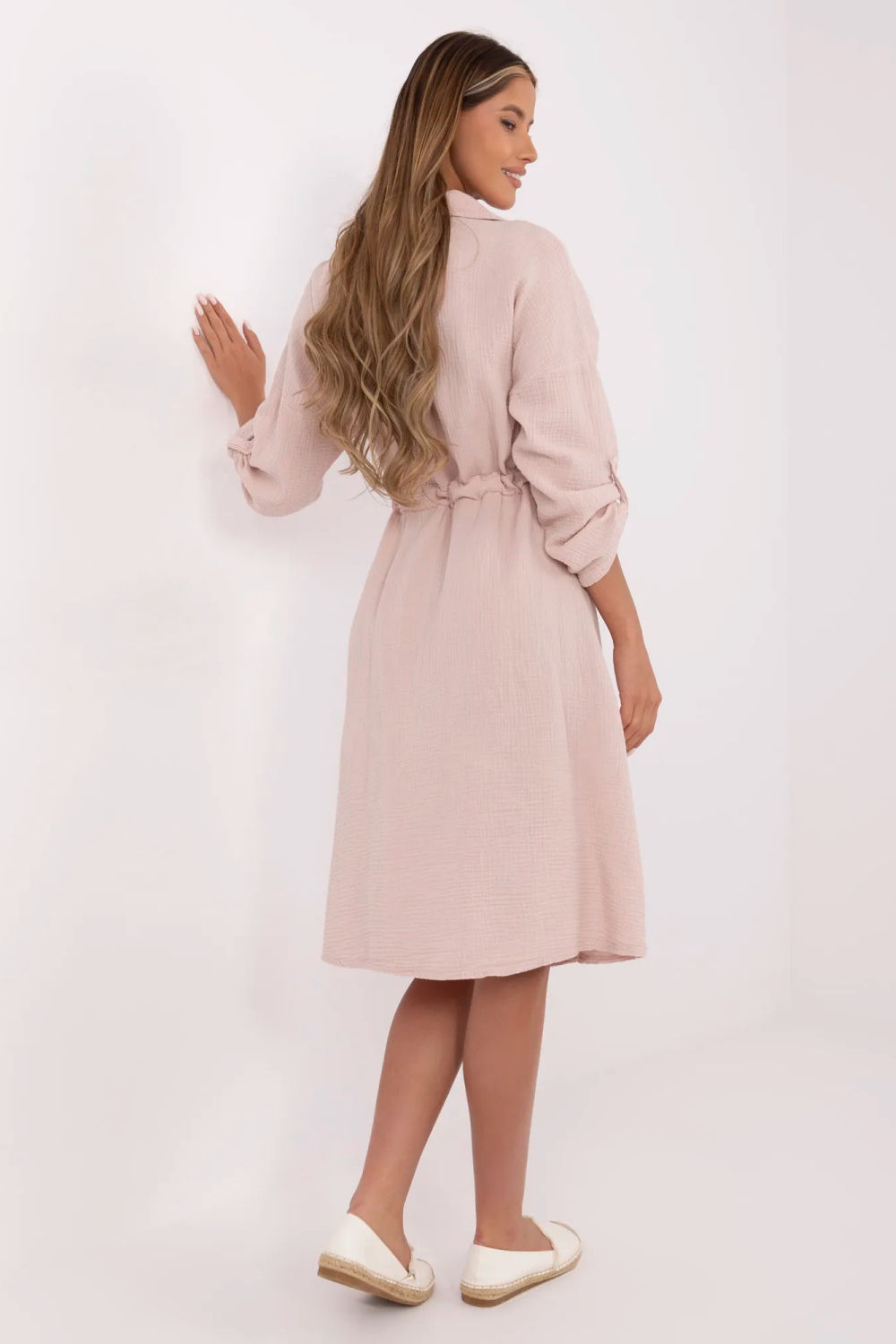 Sukienka Model MI-SK-91166.73 Light Pink - Italy Moda - obrazek 3