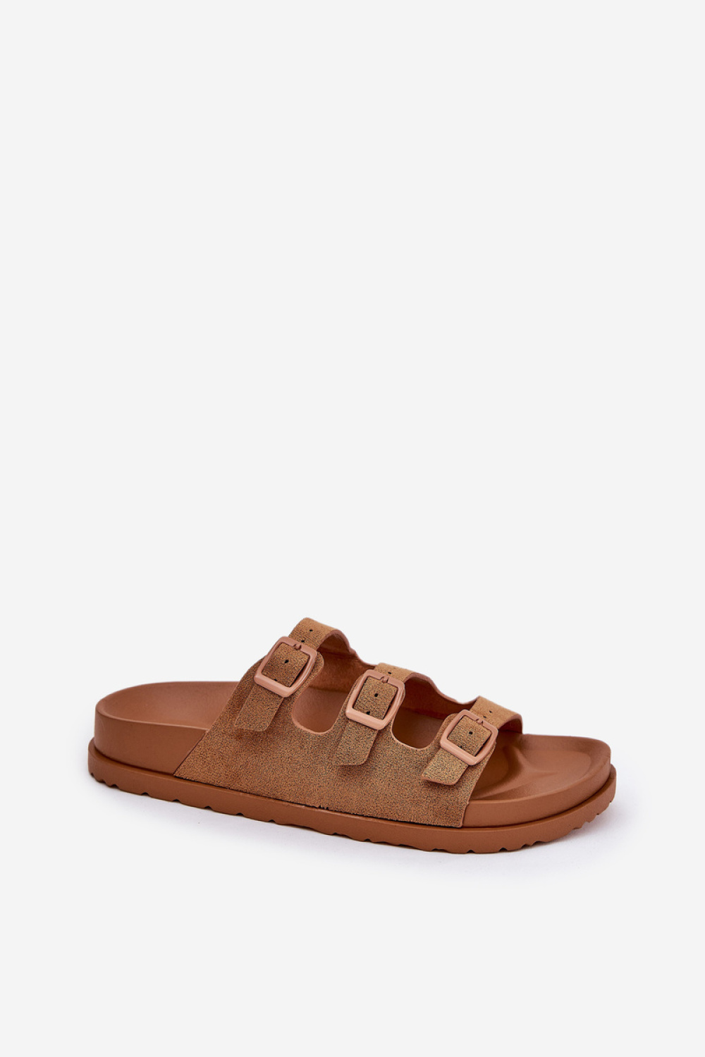 Sandał Klapki Model Uliri 3770 Camel - Step in style - obrazek 2