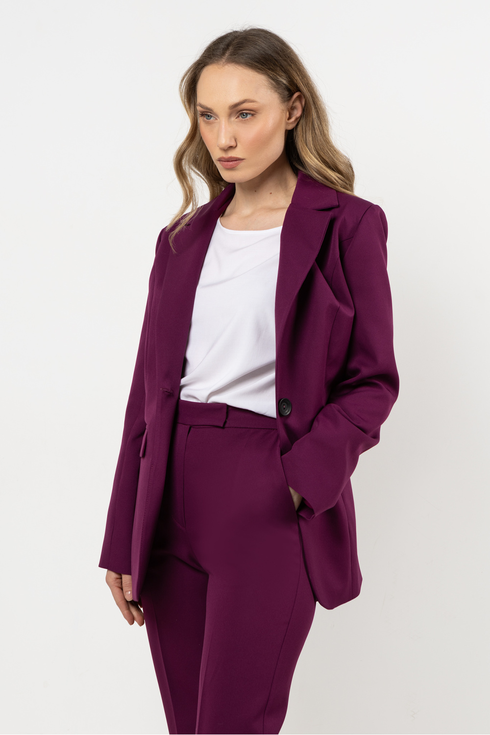 Marynarka Model A714 Plum - awama