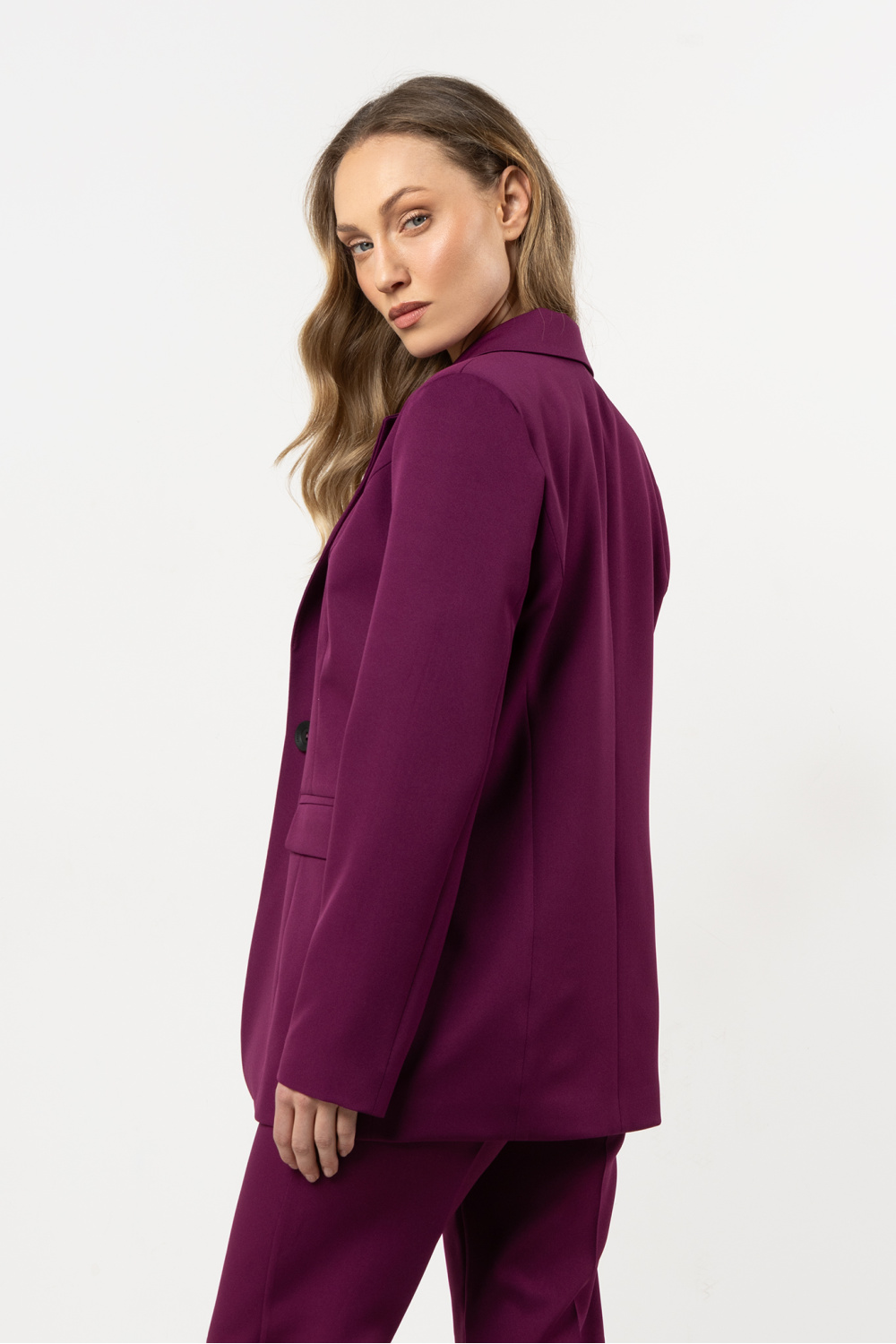 Marynarka Model A714 Plum - awama - obrazek 3