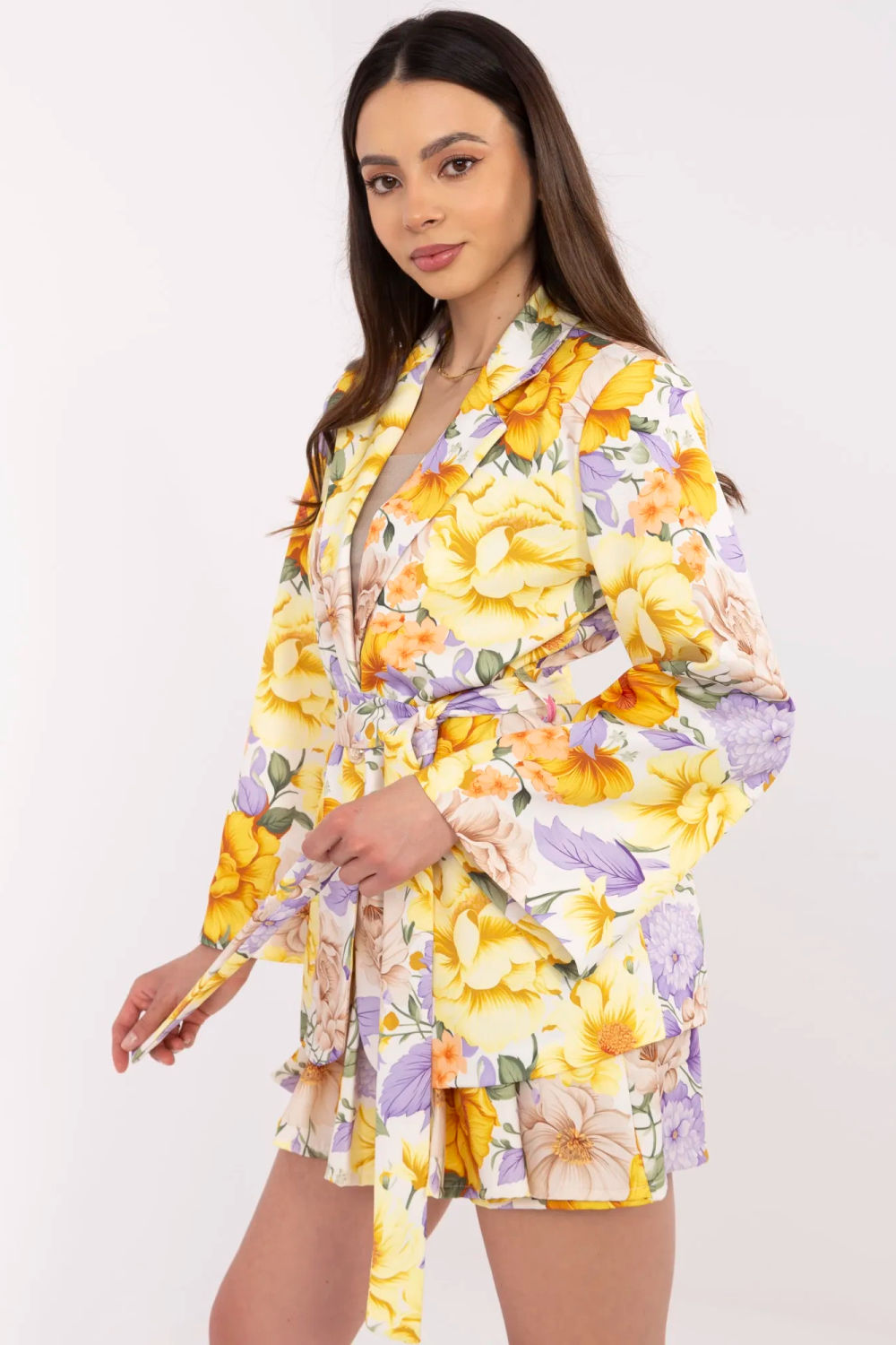 Spodnie Komplet Model DHJ-KMPL-A9061.67 Yellow - Italy Moda - obrazek 3